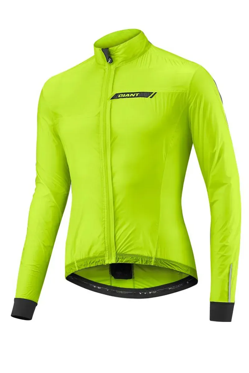 2019 Giant Superlight Full Wind Jacket in Yellow